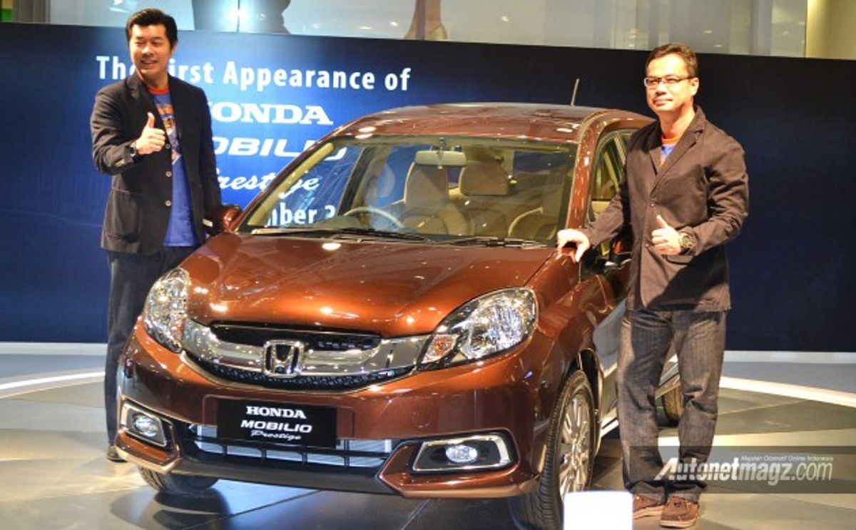 Honda previews Mobilio Prestige variant in Indonesia Honda previews Mobilio Prestige variant in Indonesia